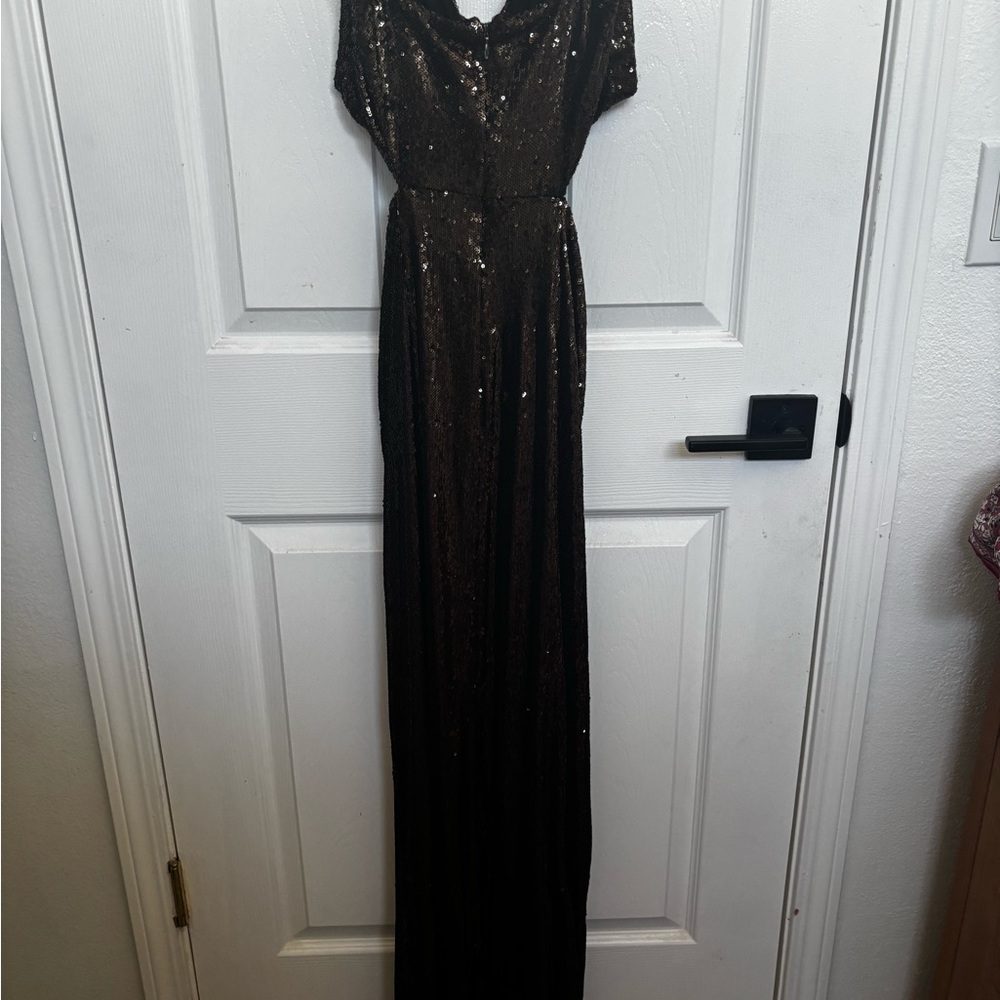 Halston Chloe Sequin Gown - Picture 12 of 14